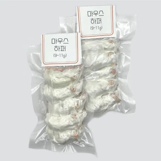 쥐선생 냉동 마우스 세트, 10g, 10개