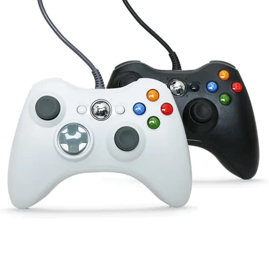 게임프롬 XBOX360 호환 게임 컨트롤러, 화이트, 1개