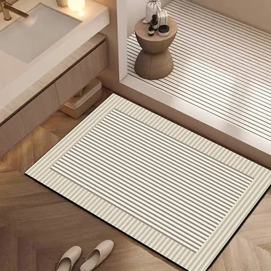 MKLIVING 미끄럼방지 규조토 발매트 플라워 소 40x60 대 40x120 2개