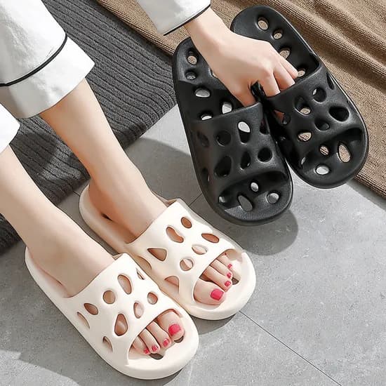 치즈 물빠짐 욕실화 280mm 블랙 2개