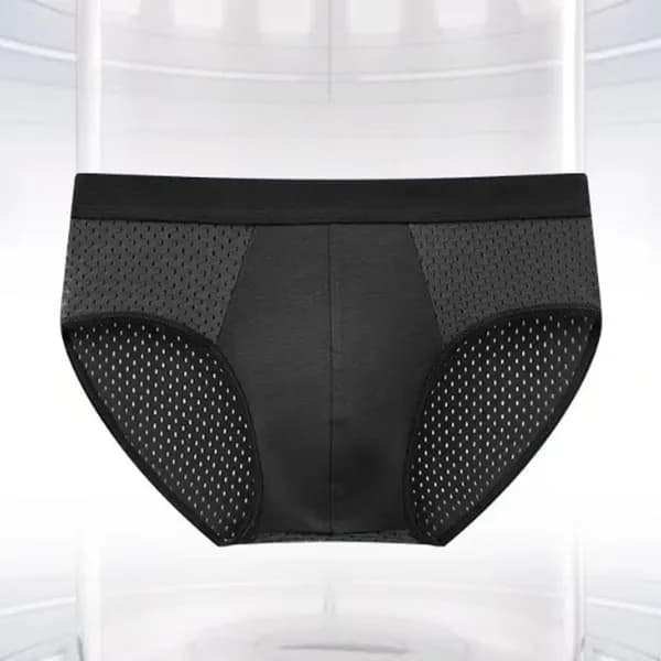 SEIZE ALL 남성 아이스 쿨 메쉬 삼각팬티 다크그레이 3XL 1개