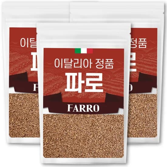 큰나무 이탈리아 엠머밀 파로 1kg 3개
