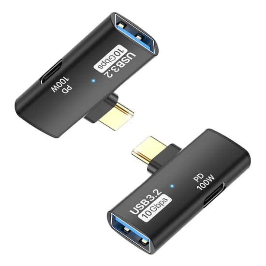 USB3.2 A to C타입 10Gbps 2in1 젠더 T자형 GD18 1개