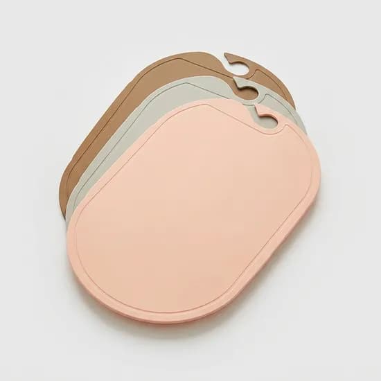 마이템 도노 라미 TPU 도마 세트, 스톤+피치+카카오, 225x365x3mm, 3종, 1세트