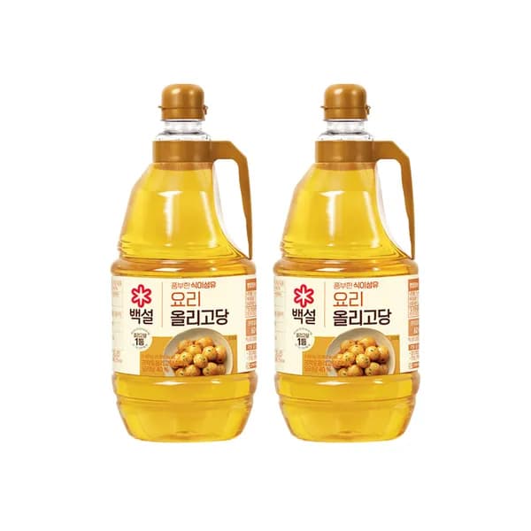 CJ제일제당 백설 요리 올리고당 2.45kg 2개