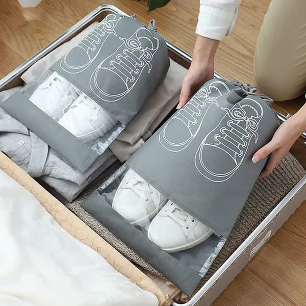 여행용 신발 캐리어 파우치 그레이 중 10개 세트 9,900원