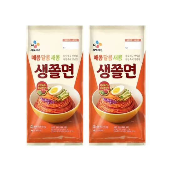 CJ제일제당 생쫄면 4인분 909g 2개