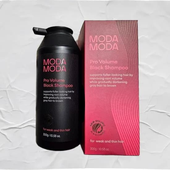 모다모다 프로 블랙 볼륨 샴푸 새치염색 샴푸 300ml 1개