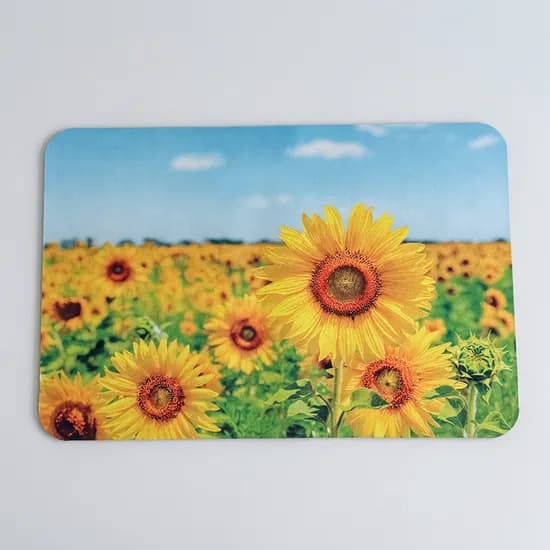 룰루홈 복을 부르는 규조토 발매트 복바라기 해바라기 60x40cm 1개