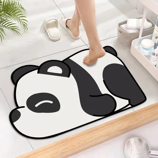 룰루홈 규조토 발매트 스마일팬더 40x60cm 1개