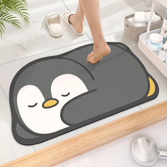 룰루홈 규조토 발매트 펭귄 40x60cm 1개