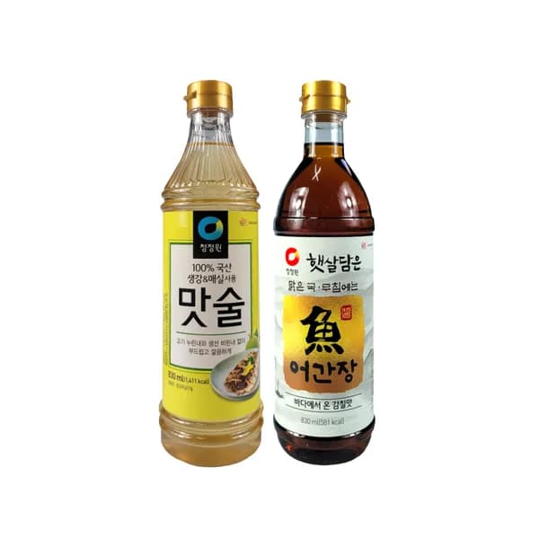 청정원 맛술 830ml + 어간장 830ml 1세트