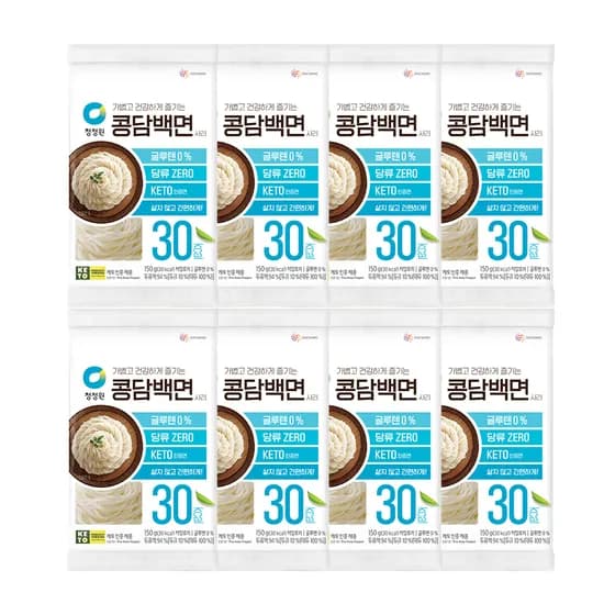 청정원 콩담백면사리 150g 8개