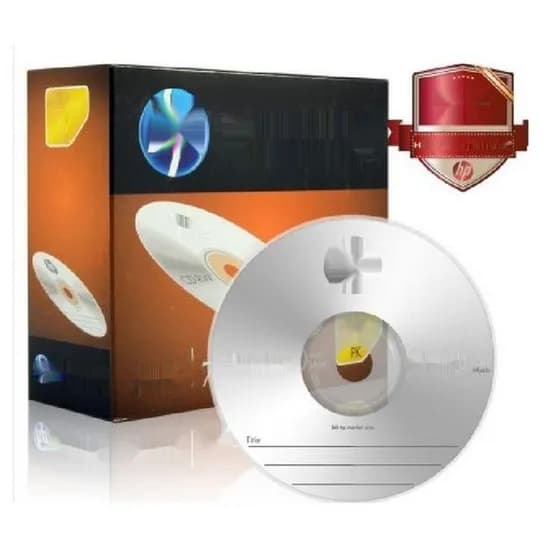 HP CD-RW 4-12x 슬림 케이스, 700MB, 1장