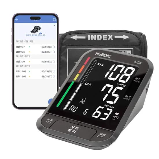 휴비딕 자동전자 혈압계 HBP-1700BTs 가정용 블루투스 연동 1개