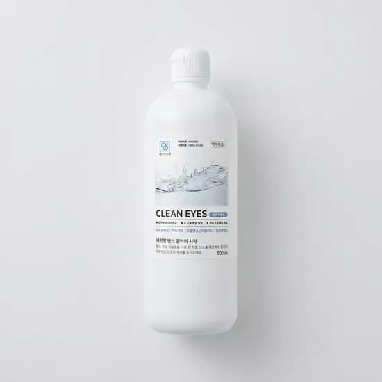 깨끗한아이 렌즈 식염수 하드 소프트 드림 겸용 500ml 10개