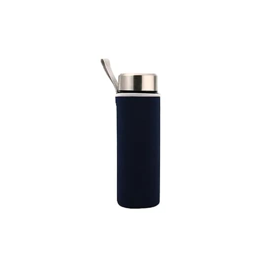 베이크 무지 물병가방, 네이비, 360ml, 1통