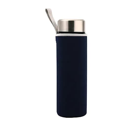 베이크 무지 물병가방, 네이비, 550ml, 1통