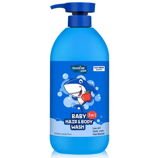 터치미 키즈 베이비 헤어 & 바디 워시, 1000ml, 1개