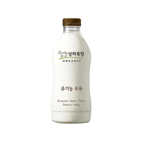 매일유업 상하목장 유기농우유 750ml 3개