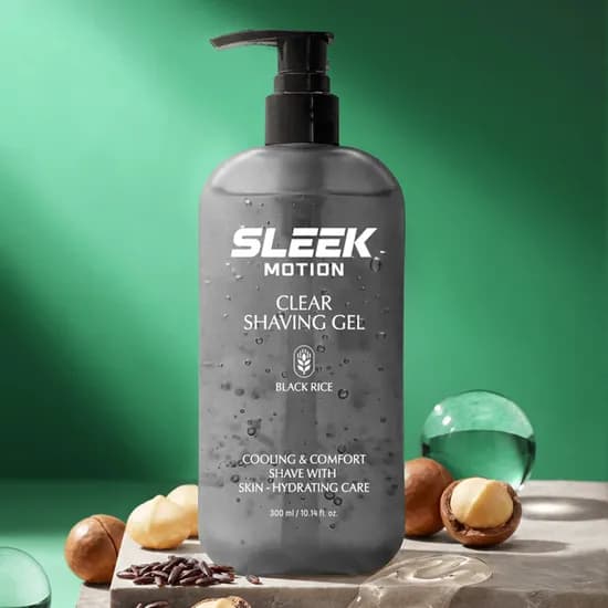 슬릭 클리어 쉐이빙젤 블랙라이스 300ml 1개