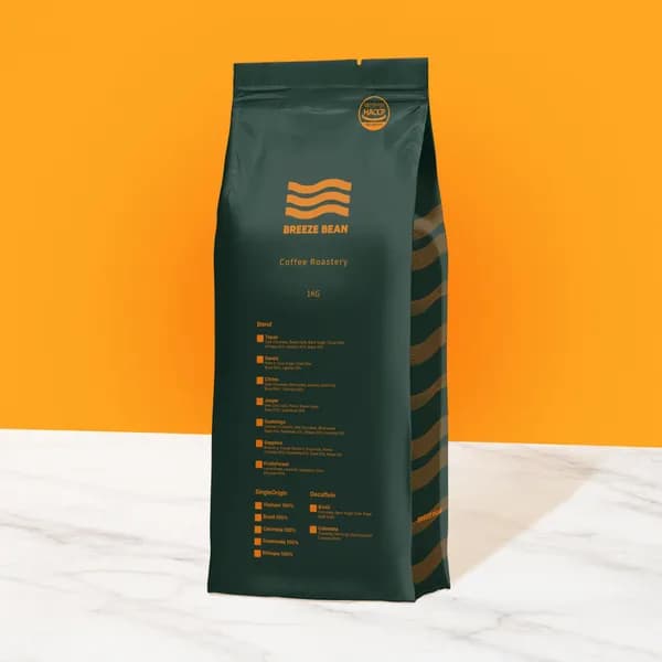 브리즈빈 고소하고 다크한 앰버 블렌드 원두커피 홀빈 1kg 1개