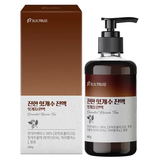 빌트루 진한 헛개수 진액 헛개차 원액 480g 1개