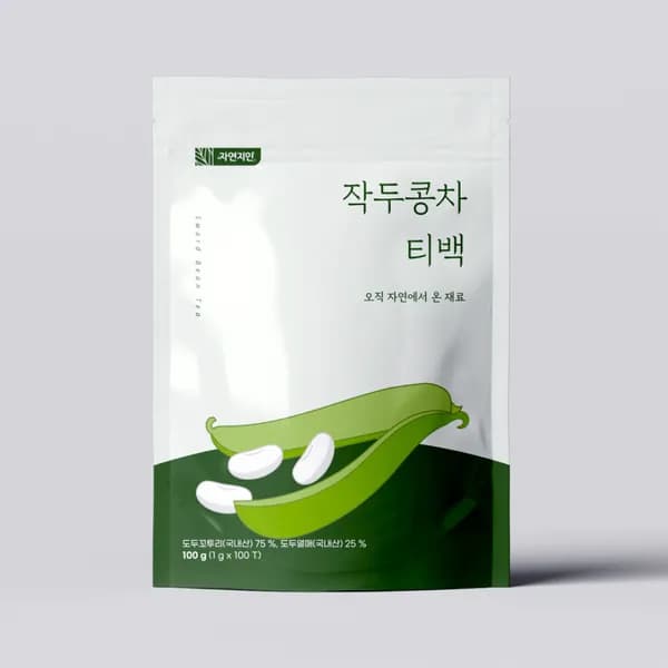 자연지인 작두콩차 티백 1g 100개 1팩