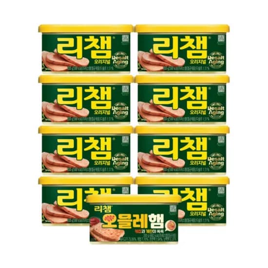 동원 리챔 오리지널 200g 8캔 외 리챔 오믈레햄 200g 1캔