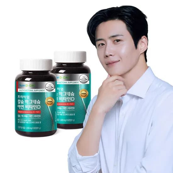 뉴트리디데이 프리미엄 칼슘 마그네슘 아연 비타민D, 60정, 2개