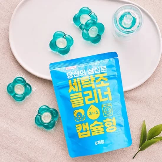 당심의 삼십분 캡슐 세탁조 클리너 84g 4팩
