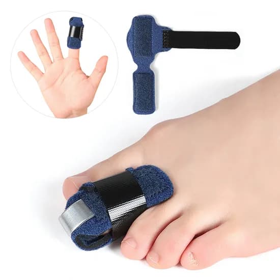 발가락 고정 보호대 블루 S 1개