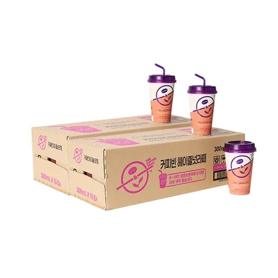 커피빈 헤이즐넛라떼 300ml 20개