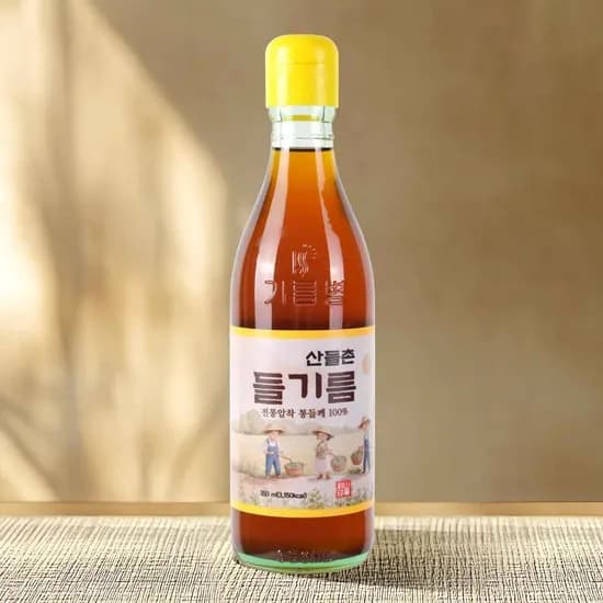 산들촌 전통압착 들기름, 350ml, 1개