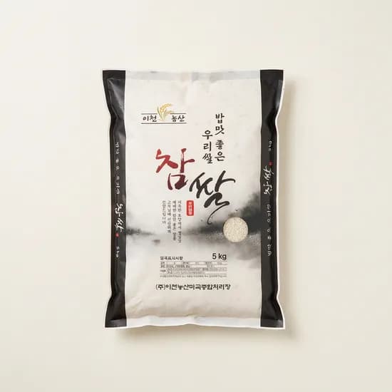 이천농산 백옥 찹쌀 2025년산 5kg 1개