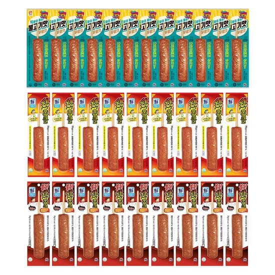 사조 후랑크 불고기맛 12개 외 2종 70g 30개