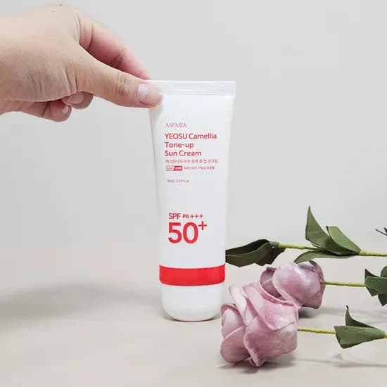 아스파시아 여수 동백 톤 업 선크림, 70ml, 2개
