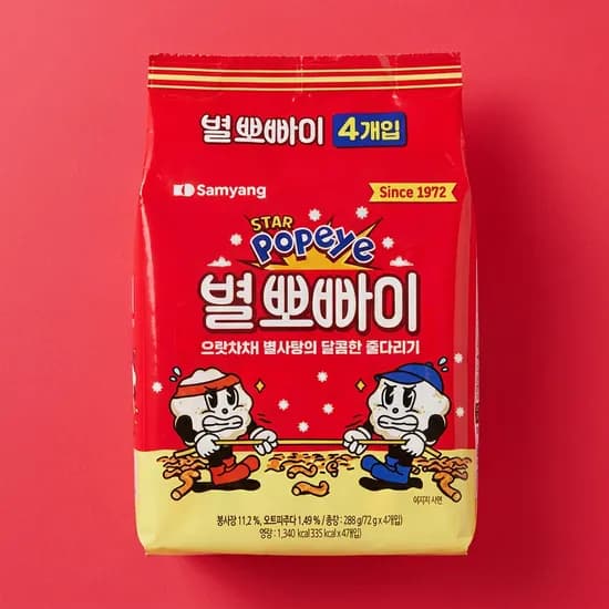 삼양 별뽀빠이 72g 48개