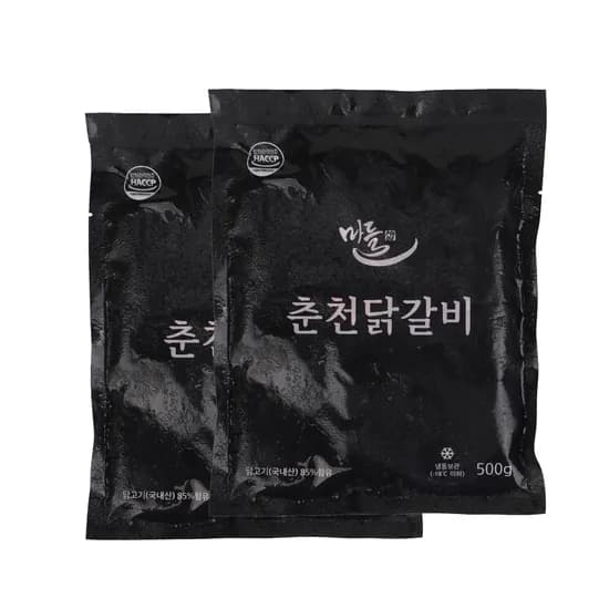 마들 춘천 닭갈비, 500g, 2개