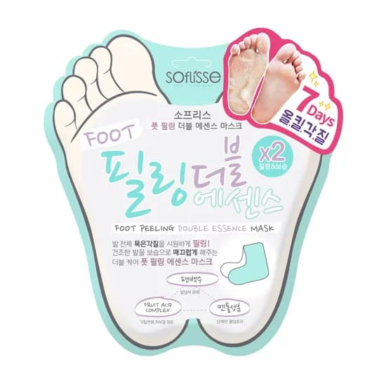 소프리스 풋 필링 더블 에센스 발각질제거 마스크 40g 1개