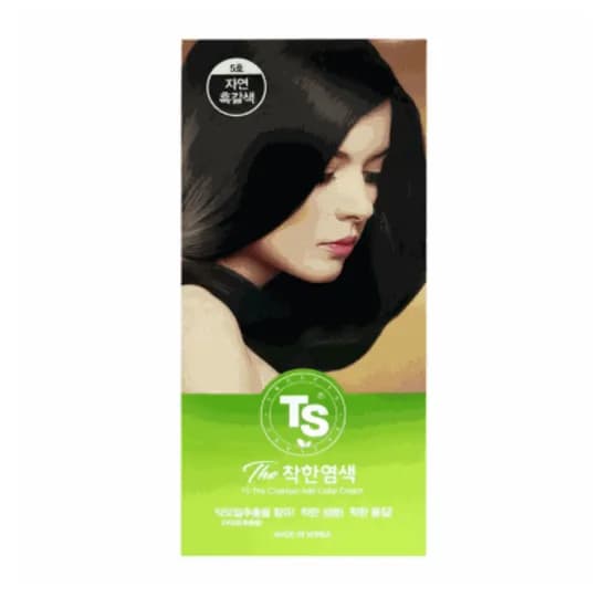 TS 더착한염색 5호 자연흑갈색 120g 1개