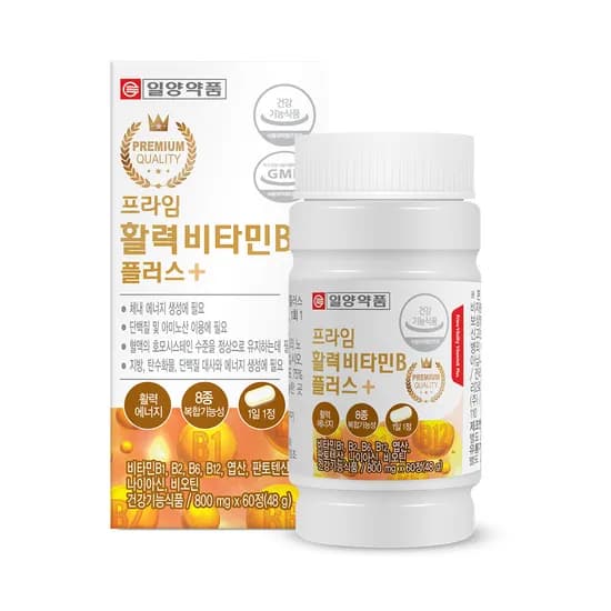 일양약품 프라임 활력 비타민B 플러스 60정 1박스