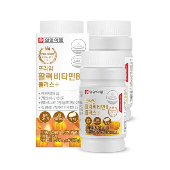 프라임 활력비타민B 플러스 60정 3통