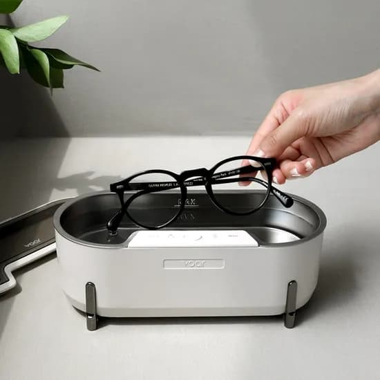 보아르 아이워시 초음파세척기, VUC-001BK, 화이트, 1개