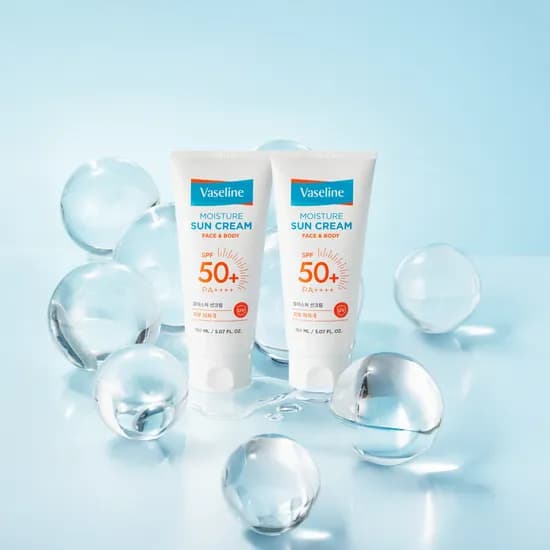 바세린 모이스처 선크림 150ml 2개