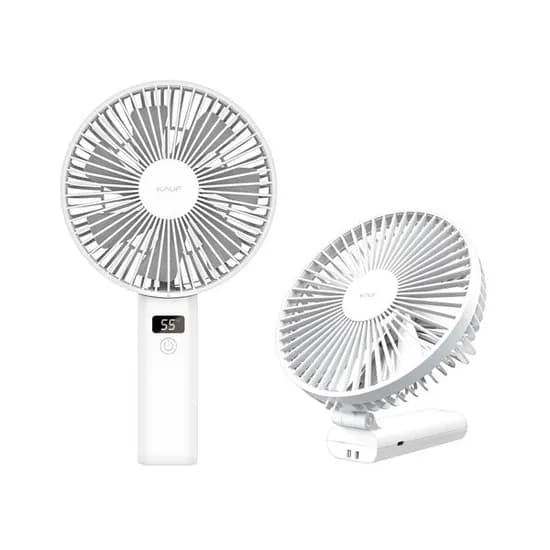 KAUF 빅팬 휴대용 무선 접이식 선풍기 KF-BigFan01 16cm 화이트 1개