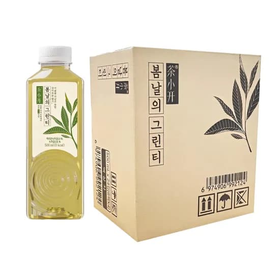 차소단 봄날의 그린티 500ml 24개