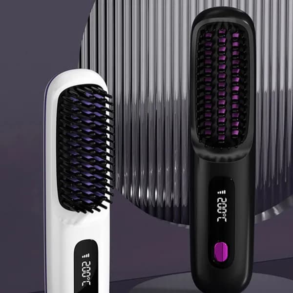 라다랩 무선 매직 헤어빗 고데기 블랙 1개 22,900원