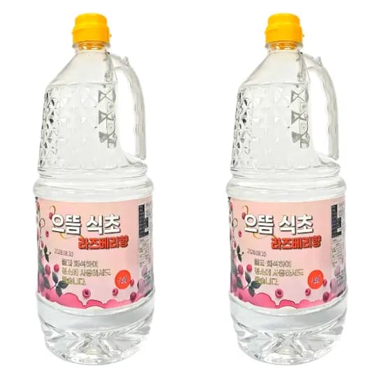 으뜸 식초 청소용 라즈베리향 1.5L 2개