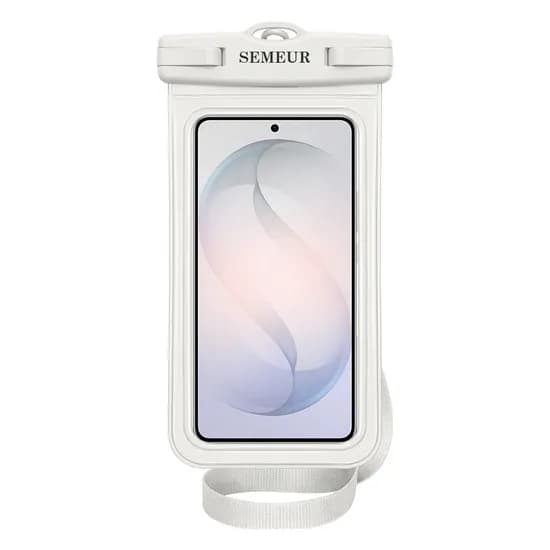 스메르 4중잠금 프리미엄 스마트폰 방수팩, IPX8, 화이트, 2개